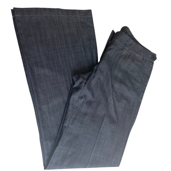 Theory Brionne Greece Wide Leg Pants Blue Size 8 - Picture 1 of 12